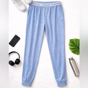 Avalanche XL Light Blue Heather Lounge Pants Lightweight Stretch Base Layer